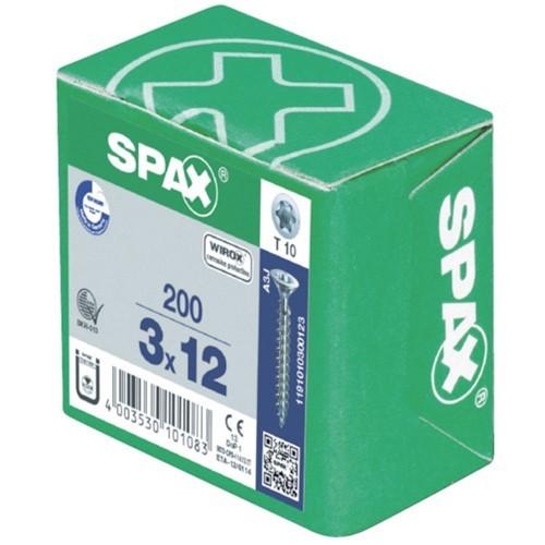 SPAX WIROX ヴァイロックス 皿ネジ 3.0×20 (200本入) [1191010300203] 1191010300203 販売単位：1｜loupe｜02