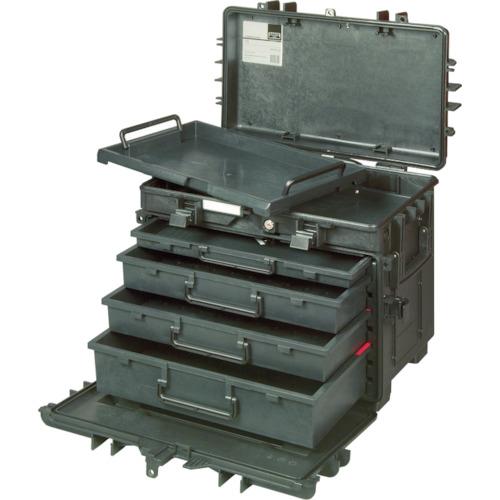 樹脂製工具箱 バーコ 4段式リジットキャスターケース 4750rcwd4 4750rcwd4 販売単位 1 送料無料 Trs 8nwv ルーペスタジオ 通販 Yahoo ショッピング