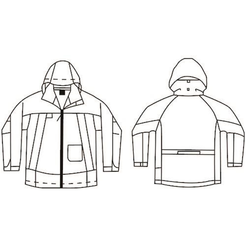 アイトス ディアプレックス レインウエア ミントグリーンXチャコール M