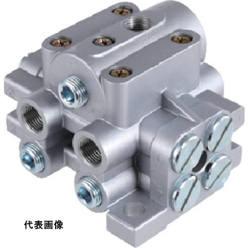 自動給油器 パルサールブ 遠隔設置アクセサリ グリース分配弁(8口) [HU-8RS] HU8RS 販売単位：1 送料無料