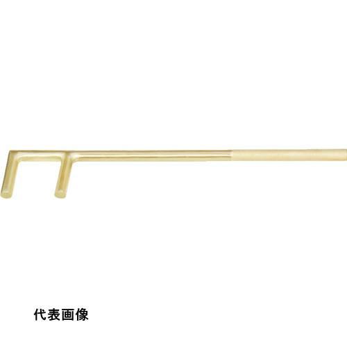 バルブハンドル バーコ ノンスパーキングバルブフック 開口60mm [NS204-60] NS20460 販売単位：1 送料無料