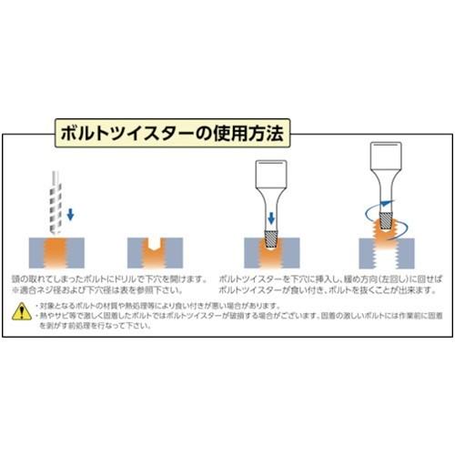Ko-ken ボルトツイスターセット [RS3129/6-L60] RS31296L60 販売単位