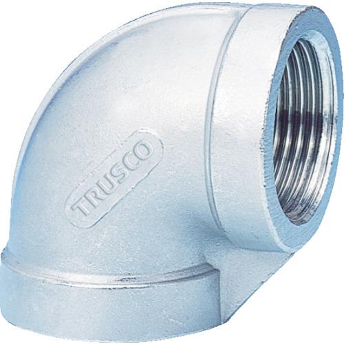 ステンレス製 TRUSCO トラスコ中山 ねじ込み管継手 SUS 90°エルボ 10A