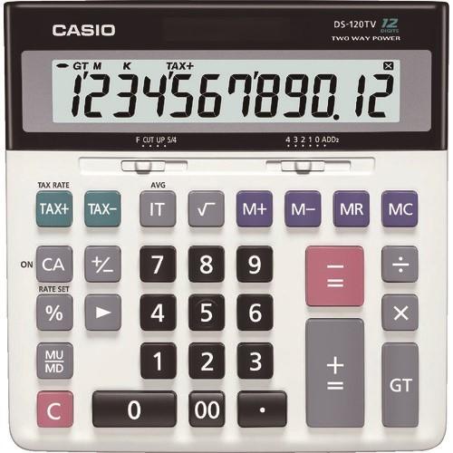 カシオ 加算器実務電卓 [DS-120TW] DS120TW 販売単位：1 送料無料