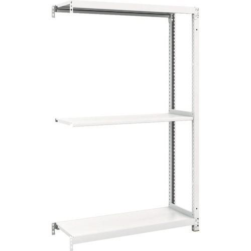 TRUSCO トラスコ中山 スチールラック M1型抗菌塗装ボルトレス軽量棚900X320XH1500 3段 連結 [M1-5333B] M15333B 販売単位：1 送料無料