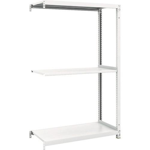 TRUSCO トラスコ中山 スチールラック M1型抗菌塗装ボルトレス軽量棚900X420XH1500 3段 連結 [M1-5343B] M15343B 販売単位：1 送料無料