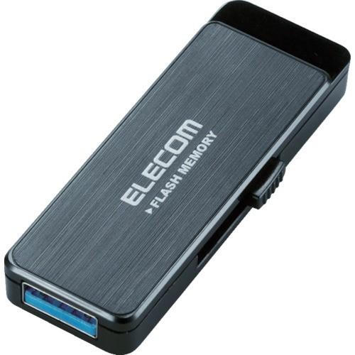 ELECOM USB3.0フラッシュ 8GB AESセキュリティ機能付 ブラック [MF-ENU3A08GBK] MFENU3A08GBK 販売単位：1 送料無料