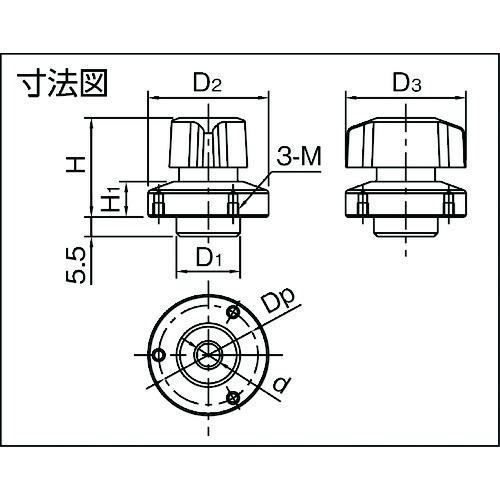 イマオ ピンホールドクランパー [QCPC0834-14-SUS] QCPC083414SUS 販売単位：1 送料無料｜loupe｜03