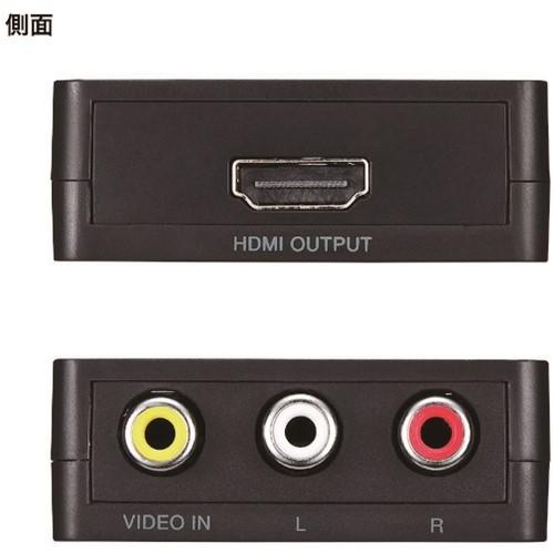 SANWA 変換コンバーター(コンポジット信号HDMIタイプ) [VGA-CVHD4] VGACVHD4 販売単位：1 送料無料の画像