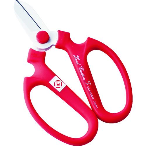 園芸用鋏 赤 剪定はさみ 剪定バサミ 枝きり 生花用 花鋏 ガーデニング