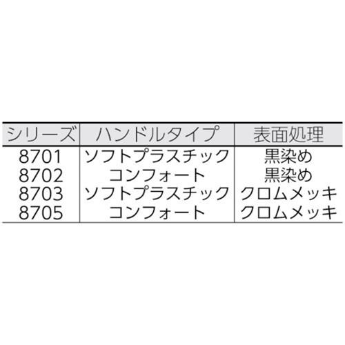 KNIPEX ウォーターポンププライヤー コブラ ソフトプラスチックハンドル 150mm [8701-150] 8701150 販売単位：1 送料無料｜loupe｜02