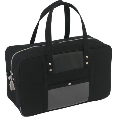 SANEI 帆布メール用ボストン(L)SED-1錠付 黒 [BTL-SED-01] BTLSED01 販売単位：1 送料無料