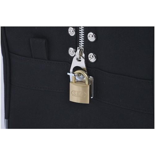 SANEI 帆布メール用ボストン(L)馬蹄錠金具付 紺 [BTL-U-03] BTLU03