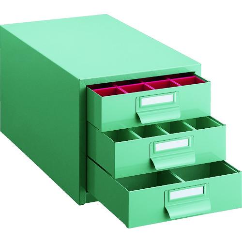 TRUSCO トラスコ中山 ツールケース 233X410XH222 引出3段 プラボックス付 [PT-36CN] PT36CN 販売単位：1 送料無料