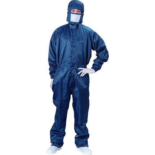 ブラストン カバーオール-青-3L BSC12001B3L クリーンルーム用ウェア ISO Class 5 ブラストン カバーオール-紺-6L