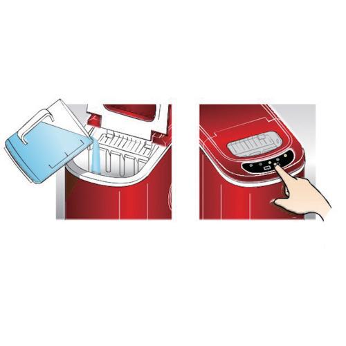 SHOWA 高速製氷機 レッド [N15-17] N1517 販売単位：1 送料無料 高速製氷機