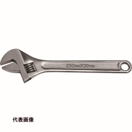 レンチ おすすめ ナット ボルト 固定 工具 バーコ ステンレス製モンキーレンチ 450mm 修理 メンテナンス 点検 [SS001-450] SS001450 販売単位：1