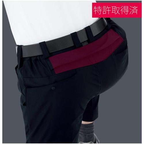 ミドリ安全 VERDEXCEL ストレッチ防寒スラックス VE2007 下 ネイビー L