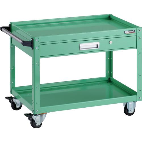 TRUSCO トラスコ中山 ツールワゴン イーグルワゴン 750X500XH600 引出付 ヤンググリーン [EGW-672V-YG] EGW672VYG 販売単位：1 送料無料
