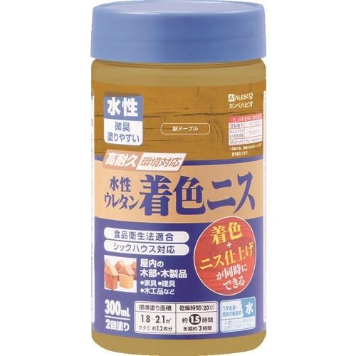 KANSAI 水性ウレタン着色ニス 300ML 新メープル [774-124-300] 774124300 販売単位：1｜loupe