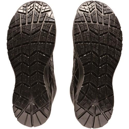 ASICS ウィンジョブCP701 ブラックXブラック 24.5cm asics 安全 靴