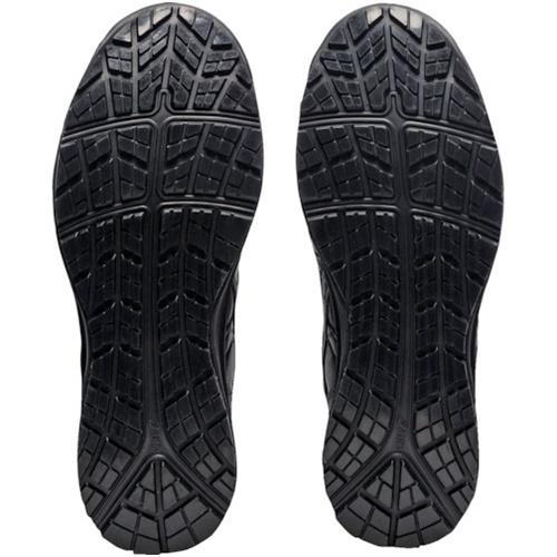 ASICS 静電気帯電防止機能付き安全靴　ウィンジョブ CP30E ASICS 静電気帯電防止靴 ウィンジョブCP30E ブラック×ブラック 22.5cm