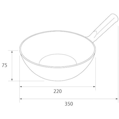 BURRTEC バーキンタX ラウンドボールスクープ2L 黄 BKXRBS-2Y [66222300] 66222300  販売単位：1 送料無料の画像