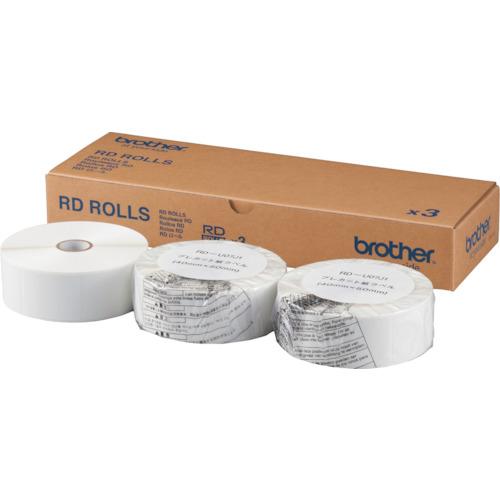ラベルプリンタ用テープカートリッジ ブラザー RDロール(TDシリーズ用) 幅40mm×長さ50mm [RD-U07J1] RDU07J1 販売単位：1 送料無料