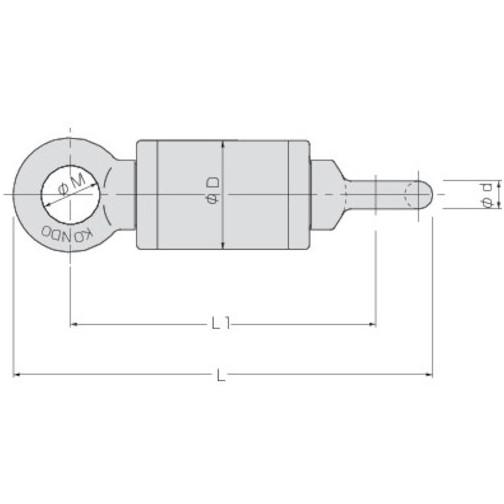 コンドーテック KTスイベル KSS-103 (3t) [081A7KSS103] 081A7KSS103 販売単位：1 送料無料_1