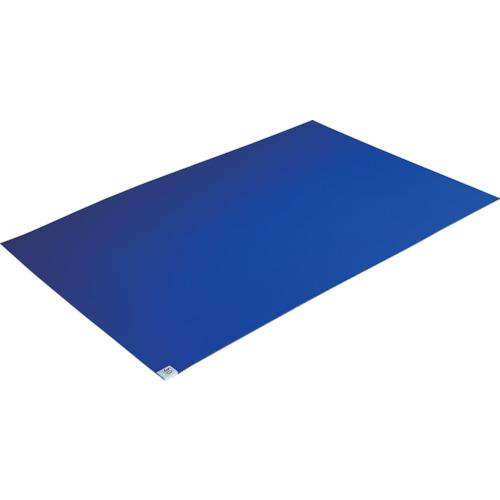 TRUSCO トラスコ中山 抗菌粘着クリーンマット 600X900MM ブルー 1シート 30枚入 [CMKK-6090-3B ...