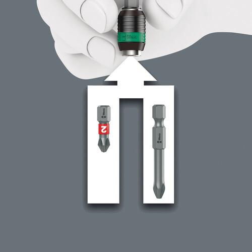【特価商品】Wera 838 RA-R M ラチェット機能付き差替式ビットホルダ Wera 838 RA-R M ラチェット機能付き差替式ビットホルダー 6.35mm