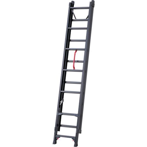 アルミ押上式2連ハシゴ ハセガワ アルミ製 押上式2連はしご LUB2型 3.86m [LUB2-38] LUB238