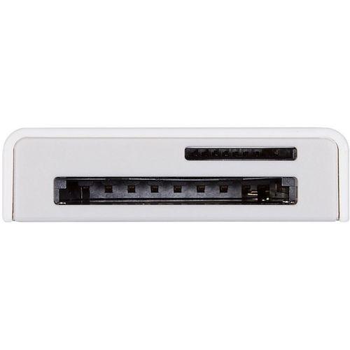 ELECOM Lightningカードリーダー SD+microSD対応 Type-C変換アダプタ ケーブル7cm [MR-LC201WH] MRLC201WH 販売単位：1 送料無料_1