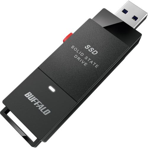 BUFFALO USB3.2(Gen1) ポータブルSSD 500GB スティック型 [SSD 