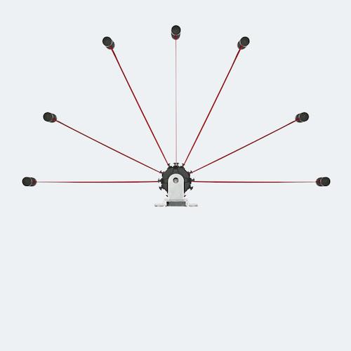 テラモト ウォールジョイントパーテーション ベルト黒 [SU-661-100-7