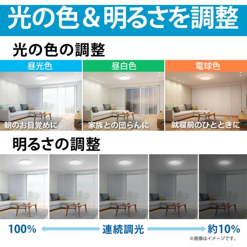 HotaluX LEDシーリングライト 調色/調光タイプ ~12畳用 5000lm 昼光色