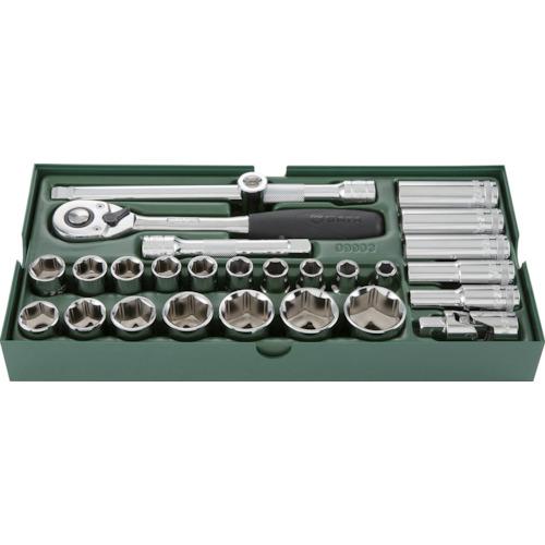 SATA 1/2”DRソケットレンチセット(6角タイプ)トレー入り [09903 SATA 1/2”DRソケットレンチセット(6角タイプ)トレー入り [09903