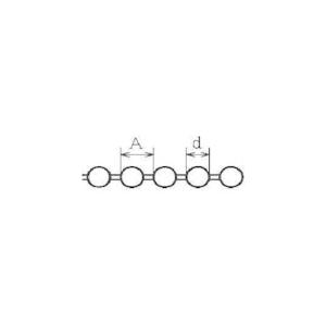 ステンレス ボールチェーン30m 玉径2.3mm [2.3-R] 2.3R 販売単位：1 送料無料 【カップリングスプロケットホンタイ】