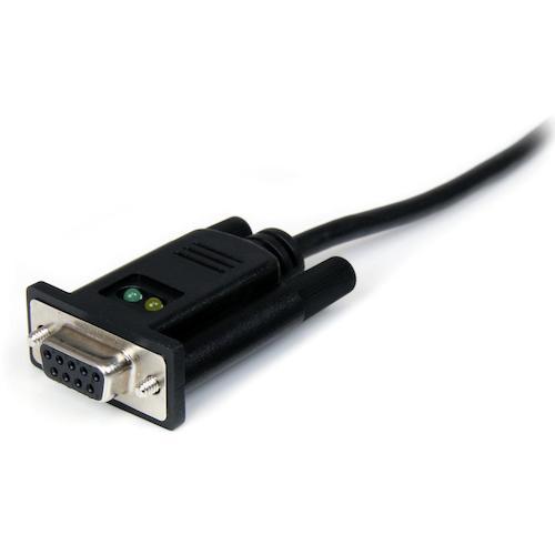 スターテック シリアル変換ケーブル/USB-A - RS232Cクロス/1.7m/921.6Kbps/BK [ICUSB232FTN] ICUSB232FTN  販売単位：1 送料無料｜loupe｜02