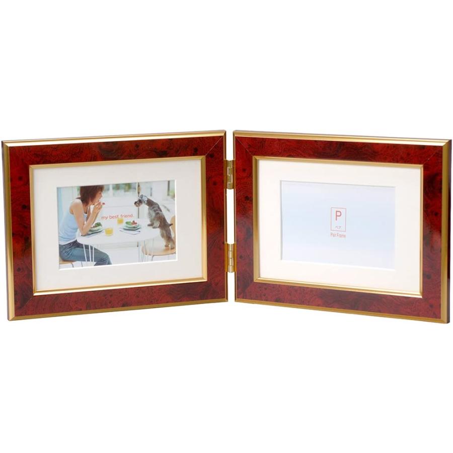 ２個セット☆ クラシカル フォトフレーム ＊ブラック ゴールド b 2WAYフォトフレーム アンティークゴールド 1枚用(写真立て)｜おしゃれ