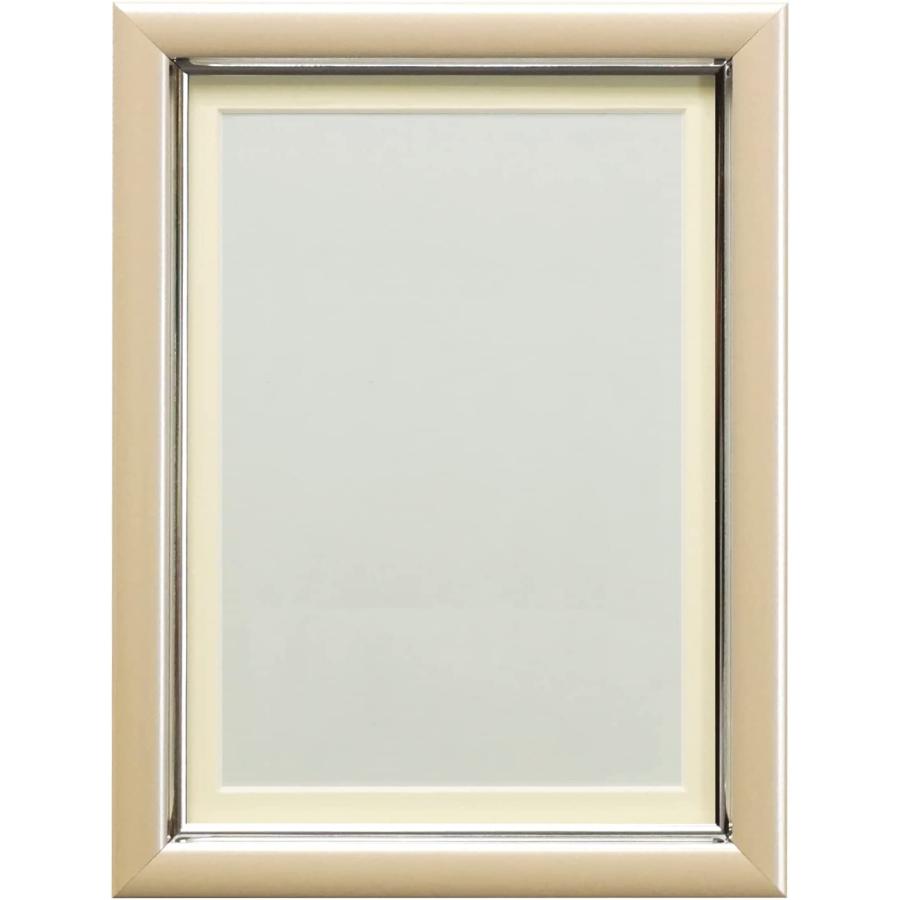 額縁のご確認作品 賞状額縁 5663 八二（394×273mm） グリーン/ピンク 前面UVカット