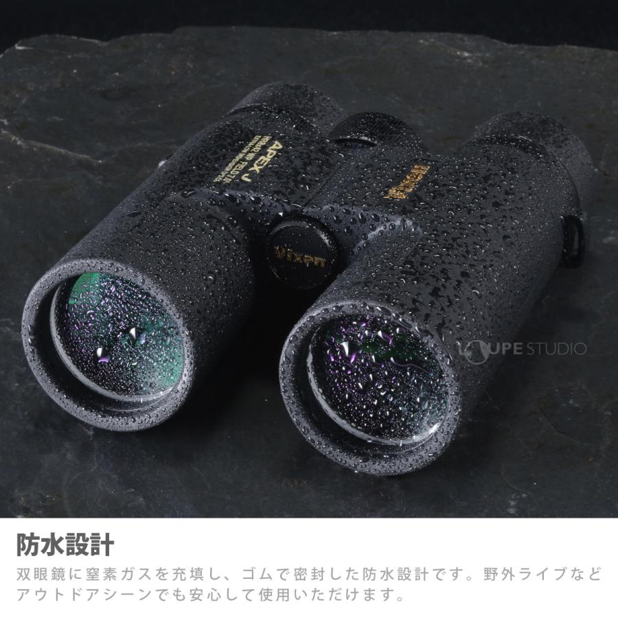 双眼鏡 コンサート 10倍 APEX J HR10x42WP(W) ビクセン 防水 日本製