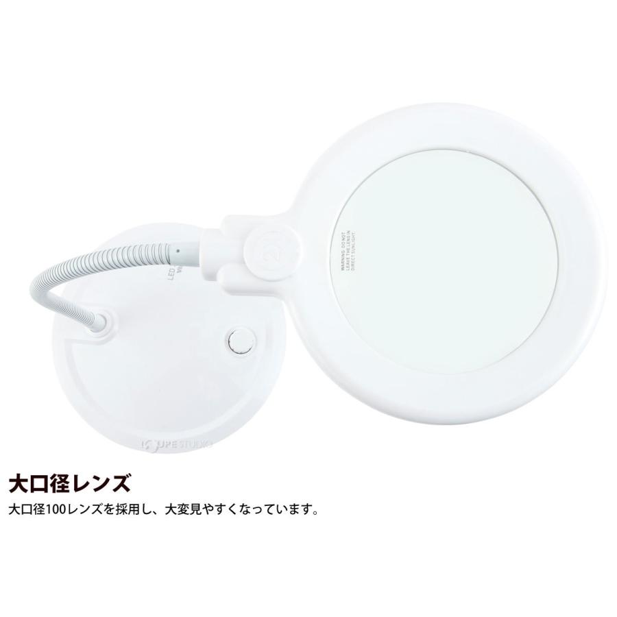 Vixen（ビクセン） ルーペ 拡大鏡 おすすめ LEDデスク スタンドルーペ