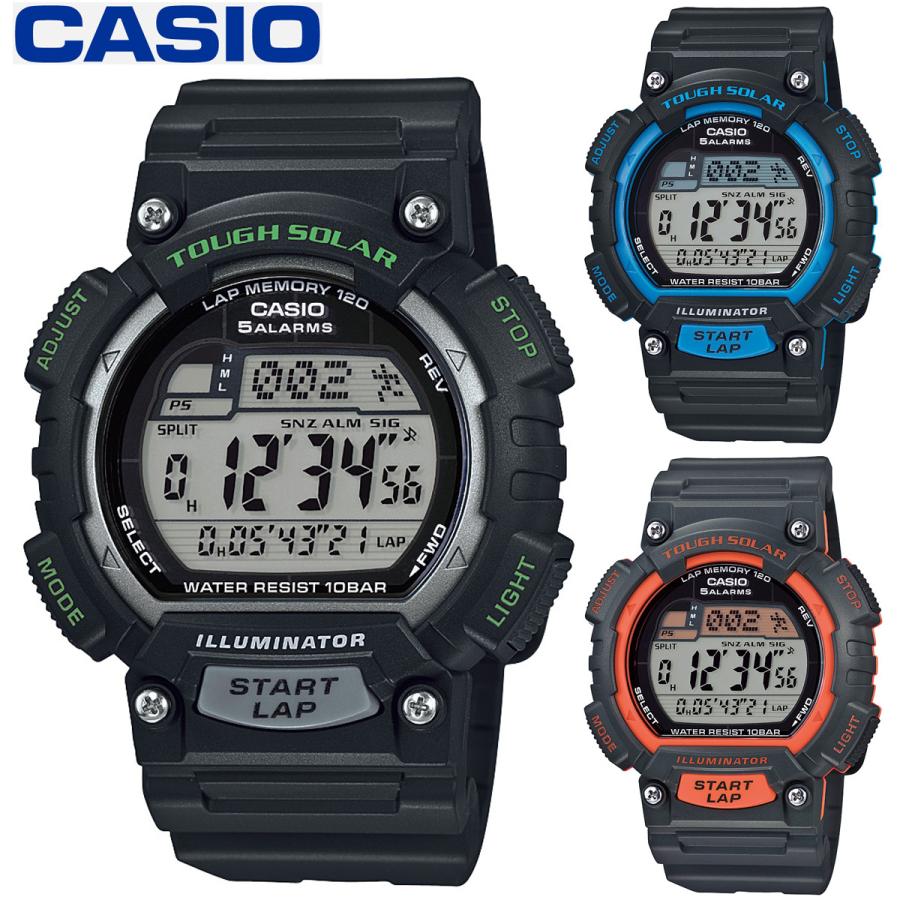 カシオ 腕時計 ソーラー メンズ スポーツウォッチ Casio ランニングウォッチ ランナーズ ジョギング マラソン ストップウオッチ 10気圧防水 Y Cs 061 ルーペスタジオ 通販 Yahoo ショッピング