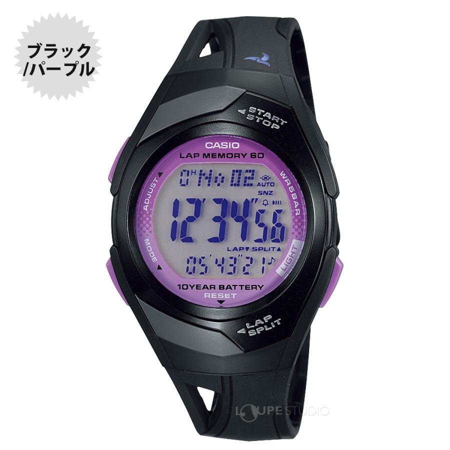 カシオ 腕時計 スポーツウォッチ CASIO ランニングウォッチ ジョギング マラソン 5気圧防水 ストップウオッチ STR-300J｜loupe｜04