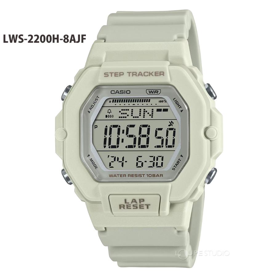 カシオ 腕時計 スポーツウォッチ 歩数計 LEDライト付き 10気圧防水 LWS-2200H CASIO ウォーキング ランニング マラソン おしゃれの画像