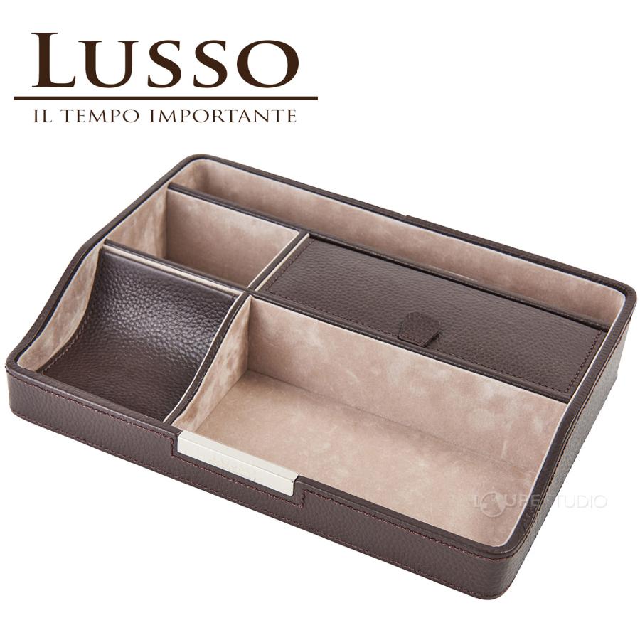 本革オーバーナイター LUSSO メガネ スマホ 腕時計 収納 ケース 小物