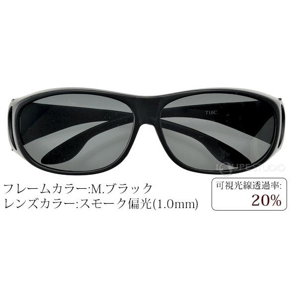 オーバーグラス 偏光 サングラス フィールドゲートカバーグラス おしゃれ おすすめ Uvカット 紫外線 レディース メンズ Ysm 437 ルーペスタジオ 通販 Yahoo ショッピング