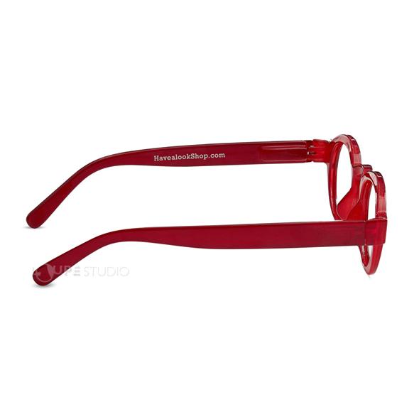 1722円 数量限定価格 ハブアルック老眼鏡 老眼鏡 リーディンググラス シニアグラス メガネ 眼鏡 敬老の日 おしゃれ Have A Look Circle Twest レッ