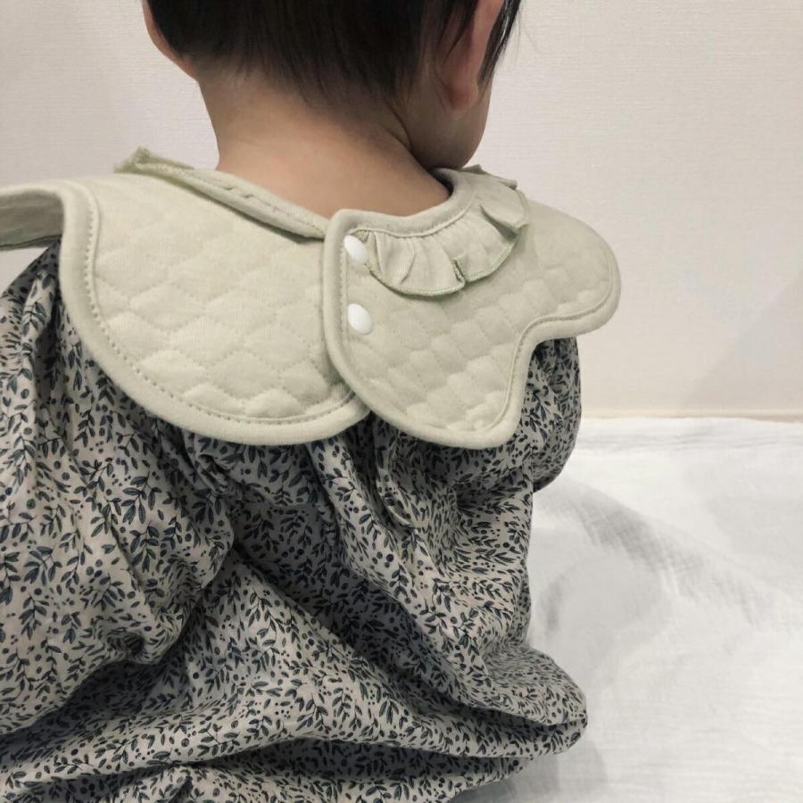 スタイ よだれかけ フリル よだれたっぷりの赤ちゃんも安心の防水性